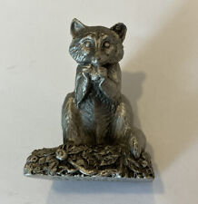 Vintage raccoon pewter for sale  Fairport