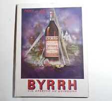 Byrrh affiche publicitaire d'occasion  Marsillargues