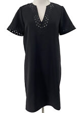 Vestido túnica Madewell feminino balada preta manga curta tamanho 00 comprar usado  Enviando para Brazil