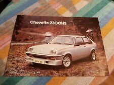Vauxhall chevette 2300hs for sale  BEDFORD
