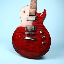 Guitarra elétrica 2004 ESP LTD EC-100QM acolchoada bordo vermelho cereja comprar usado  Enviando para Brazil