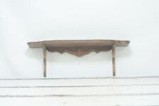 Vintage Handmade Oak Wood Wall Shelf Two Tier Wood Shelf Display Rack Book Shelf for sale  Shipping to South Africa