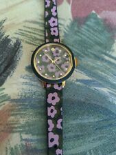 Relógio Kate Spade Park Row KSW1542 preto floral flores pulseira de silicone  comprar usado  Enviando para Brazil