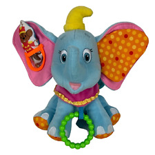 Brinquedo de atividade Disney Baby Dumbo azul elefante pelúcia chocalho enrugado clipe pendurado comprar usado  Enviando para Brazil