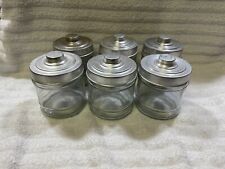6 glass storage jars set for sale  Mc Lean