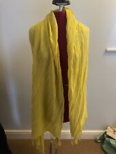 Zara yellow scarf for sale  MORPETH