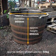 Barrel planter whisky for sale  GLASGOW
