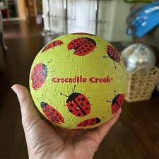 Crocodile Creek 5 pulgadas patio de recreo bola inflada patrón Ladybug segunda mano  Embacar hacia Argentina
