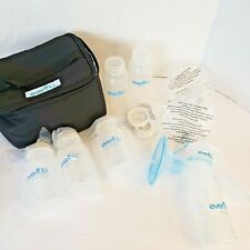 Usado, Lote de botellas de almacenamiento de leche Evenflo tapas bomba manual bolsa aislada segunda mano  Embacar hacia Argentina