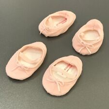 2 pares de sapatos de balé rosa boneca menina americana chinelos sapatos de dança balé aposentado comprar usado  Enviando para Brazil