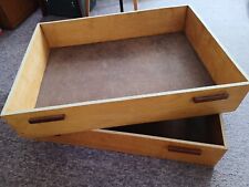 wooden underbed storage boxes for sale  LONDON