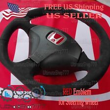 Red Emblem Steering Wheel for Honda Accord Civic CRZ CRV Racing Steering Type A, used for sale  Shipping to South Africa