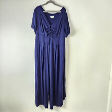 Macacão Maeve Anthropologie Feminino 2X Azul Perna Larga Cinto Imaginarium Pantsuit comprar usado  Enviando para Brazil