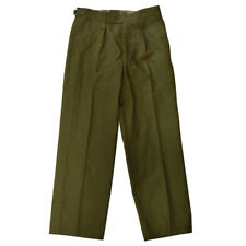 Genuine British Army Uniform Trousers Green Pants No 2 Dress Irish Welsh Olive myynnissä  Leverans till Finland