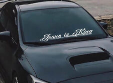 Jesus king windshield for sale  Long Beach