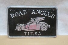  Vintage Original 1950 60s "ROAD ANGELS " TULSA Hot Rod Car Club Plaque  for sale  Silver Lake