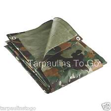 Camouflage tarpaulin waterproo for sale  OKEHAMPTON