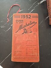Guide michelin 1952 d'occasion  Paris XIX