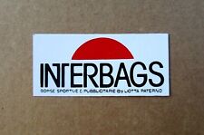 Adesivo sticker interbags usato  Italia