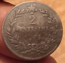 Moneta centesimi 1861 usato  Olbia
