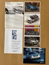 Chrysler cadillac brochures for sale  EYE