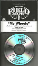 FIELD MOB My Wheels com RÁDIO TRK & INSTRUMENTAL TST PRESS PROMO DJ CD single  comprar usado  Enviando para Brazil