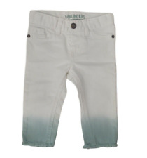 Crianças genuínas de OshKosh tamanho 12M Skinny Jean Branco Azul Ombre Denim Raw Edge comprar usado  Enviando para Brazil