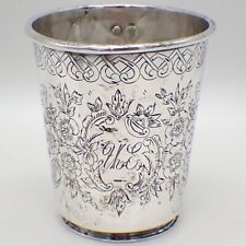 Copo ornamentado antigo decorações gravadas prata turca mono UE comprar usado  Enviando para Brazil