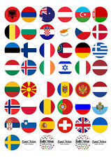 Eurovision flags mini for sale  LONDON