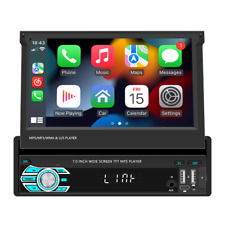 Rádio de carro Android single din estéreo WIFI GPS navs tela retrátil com câmera traseira comprar usado  Enviando para Brazil