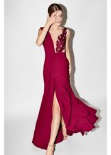 Designer burgundy gown for sale  Ireland