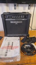 Amplificador de guitarra Behringer V-TONE GM108 correa de hombro manual buen estado segunda mano  Embacar hacia Argentina