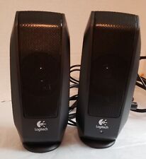 Logitech (S-120) Left & Right Wired Computer Speakers W/Volume Control Tested for sale  Shipping to South Africa