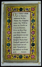 Lords prayer c1910 for sale  HAYLE