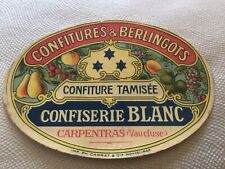 White confectionery label d'occasion  Expédié en Belgium