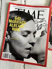 Revista Time 8 de abril de 2013 casamento gay já venceu! Cópia assinada comprar usado  Enviando para Brazil