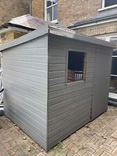 8x6ft Pent Wooden Shiplap Garden Shed with Window for sale  HERTFORD