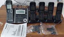 Panasonic KX-TGF370 5 aparelhos aparelhos sem fio telefone fixo identificador de chamadas em excelente estado usado comprar usado  Enviando para Brazil