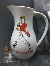 Jarra de whisky escocés vintage Johnnie Walker etiqueta roja Staffordshire Inglaterra segunda mano  Embacar hacia Argentina