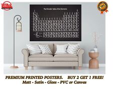 Periodic Table of Elements Educational Large Poster Art Print Gift A0 A1 A2 A3 for sale  Shipping to Canada