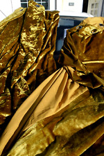 gold curtains for sale  LLANFAIRFECHAN