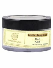 Usado, Crema de masaje facial dorada a base de hierbas con manteca de karité de Khadi natural de 50 gm segunda mano  Embacar hacia Mexico
