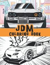 Jdm coloring book for sale  UK