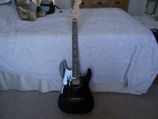 Fender Strat Stratacoustic Thinline electro/acoustic guitar black, used for sale  DARWEN