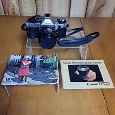 Cámara fotográfica Canon AE-1 Program 35 mm con lente Canon 50 mm 1:1,8 y manuales segunda mano  Embacar hacia Argentina
