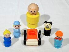 Lote de 5 bonecos vintage Little People bebê chapéu duro menino com sardas e carro comprar usado  Enviando para Brazil