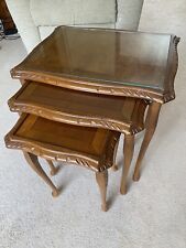 Nest wooden tables for sale  WORTHING