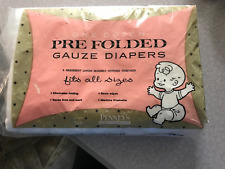 VINTAGE Toddle Time Gauze Prefolded 1 DZ Diapers JC Penney New Open Package for sale  Shipping to South Africa