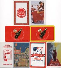 7 x Cartas de Jogo ÚNICAS RARAS MODERNAS "Convenções/Reuniões de Coca Cola" comprar usado  Enviando para Brazil