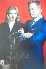 Daniel Craig & Lea Seydoux  orig. Autogramm " JAMES BOND 007  " Motiv 20x30, usado comprar usado  Enviando para Brazil
